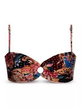 Agua Bendita Talia Blush Bikini Top NWT